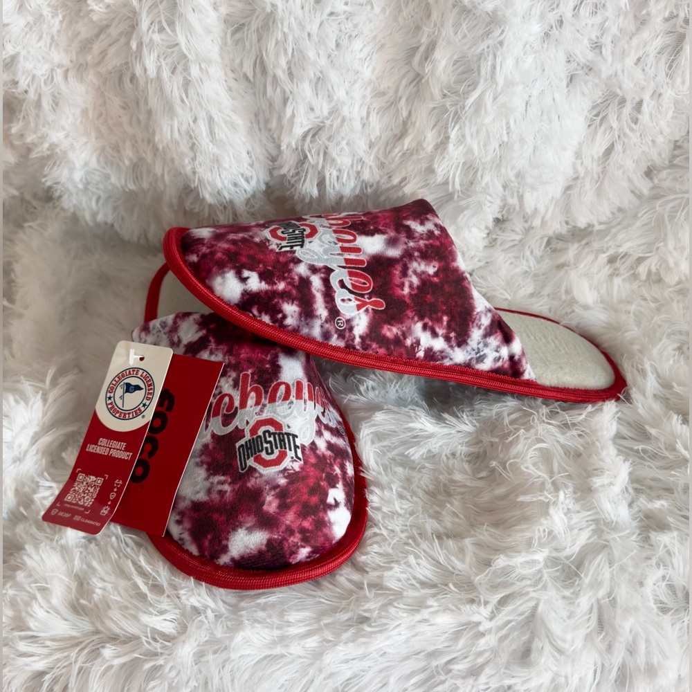 Ohio State Women’s 9-10 L NCAA Slippers NWT